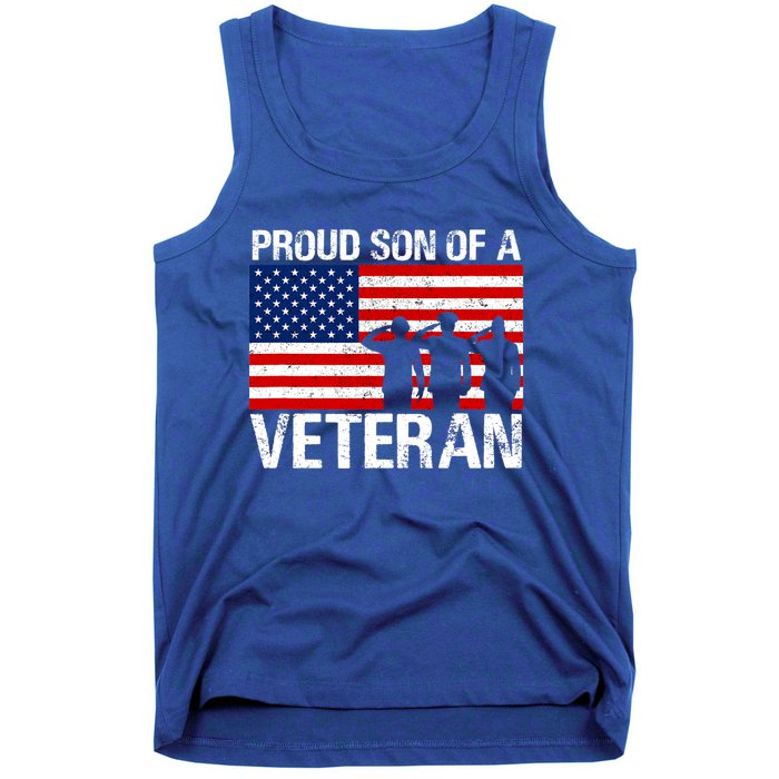 Proud Son Of A Army Veteran Gift Tank Top