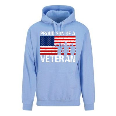 Proud Son Of A Army Veteran Gift Unisex Surf Hoodie