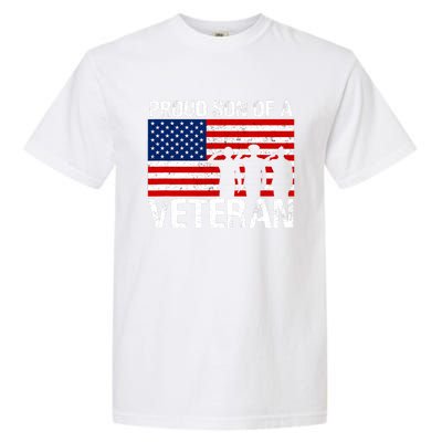 Proud Son Of A Army Veteran Gift Garment-Dyed Heavyweight T-Shirt