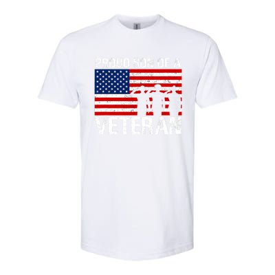 Proud Son Of A Army Veteran Gift Softstyle CVC T-Shirt