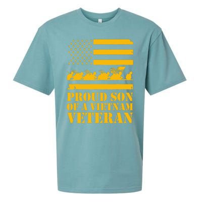 Proud Son Of A Vietnam Veteran Sueded Cloud Jersey T-Shirt