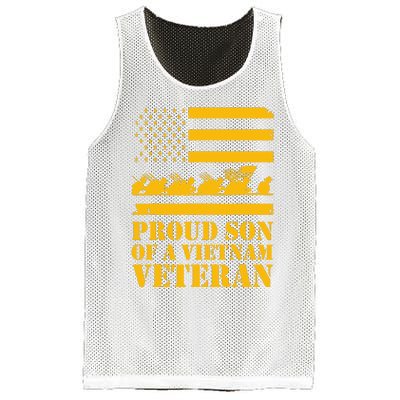 Proud Son Of A Vietnam Veteran Mesh Reversible Basketball Jersey Tank