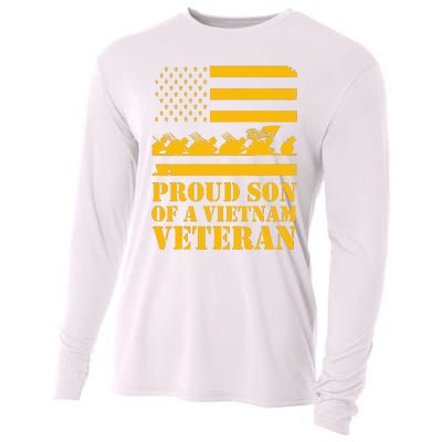 Proud Son Of A Vietnam Veteran Cooling Performance Long Sleeve Crew