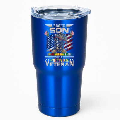 Proud Son Of A Vietnam Veteran Cute Gift Vietnam War Vet Gift Tumbler