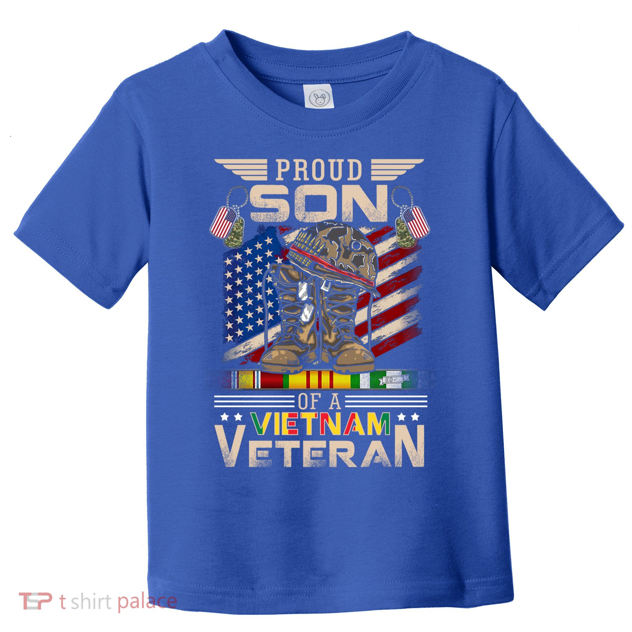 Proud Son Of A Vietnam Veteran Cute Gift Vietnam War Vet Gift Toddler T-Shirt