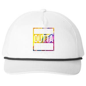 Paraprofessional Straight Outta Energy Para Teacher Presents Snapback Five-Panel Rope Hat