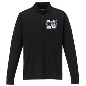 Paraprofessional Straight Outta Energy Teacher Life Rainbow Performance Long Sleeve Polo