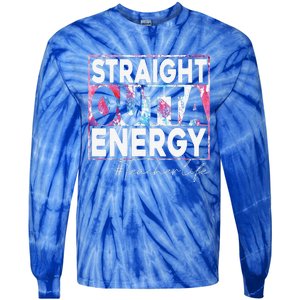 Paraprofessional Straight Outta Energy Teacher Life Rainbow Tie-Dye Long Sleeve Shirt