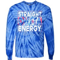 Paraprofessional Straight Outta Energy Teacher Life Rainbow Tie-Dye Long Sleeve Shirt