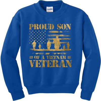 Proud Son Of A Vietnam Veteran Gift Kids Sweatshirt