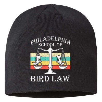 Philadelphia School Of Bird Law Vintage Bird Lover Sustainable Beanie