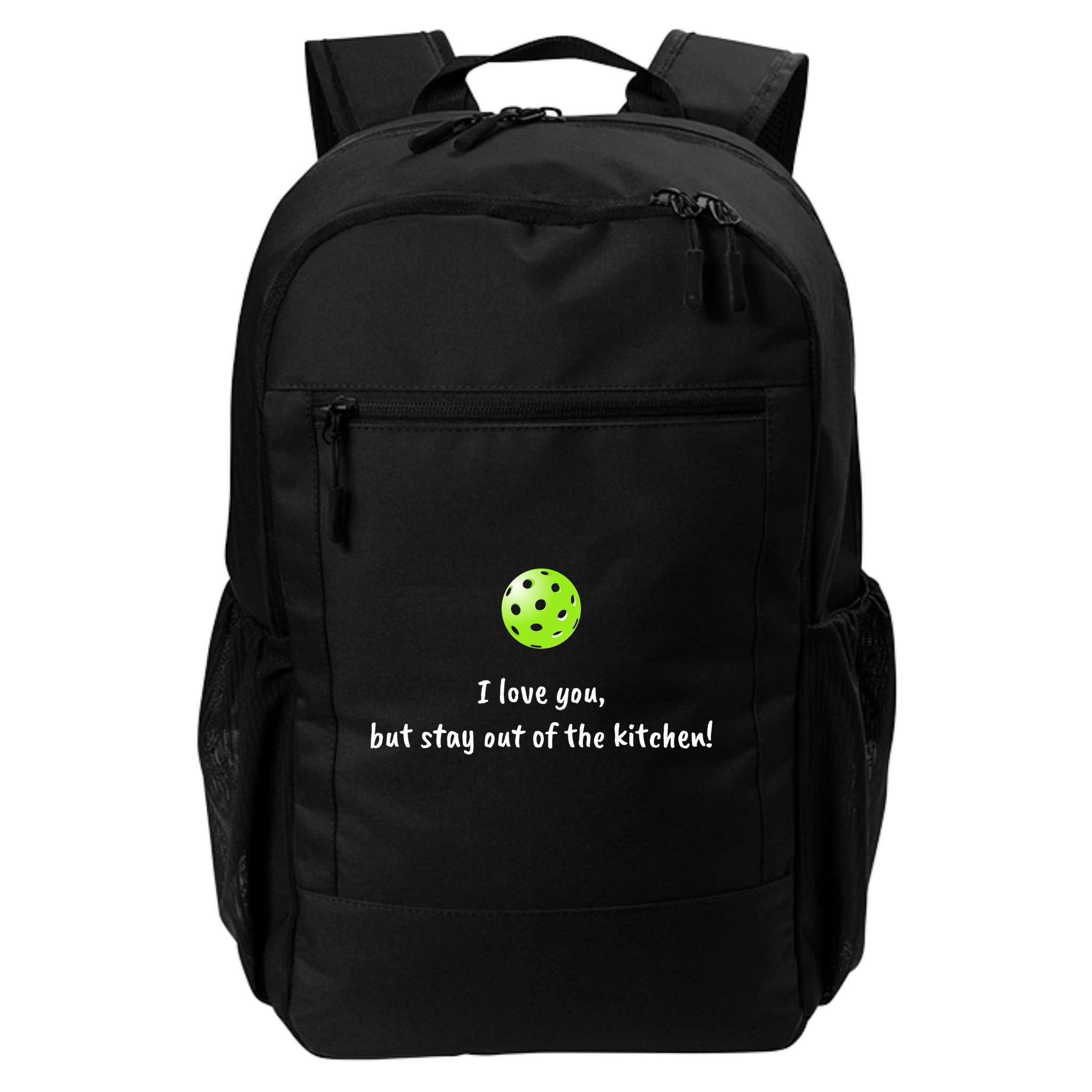 Pickleball Stay Out Of Kitchen, Pickleball Love Backpack