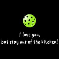 Pickleball Stay Out Of Kitchen, Pickleball Love Backpack