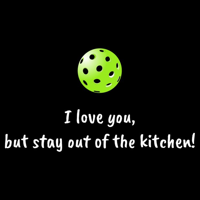 Pickleball Stay Out Of Kitchen, Pickleball Love Backpack