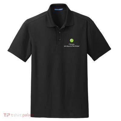 Pickleball Stay Out Of Kitchen, Pickleball Love Dry Zone Grid Polo