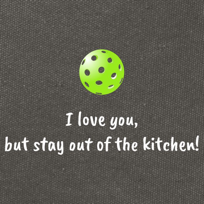 Pickleball Stay Out Of Kitchen, Pickleball Love Cotton Canvas Backpack