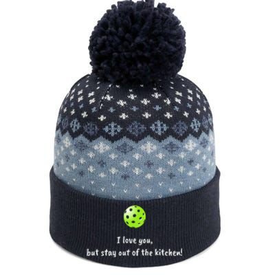 Pickleball Stay Out Of Kitchen, Pickleball Love The Baniff Cuffed Pom Beanie