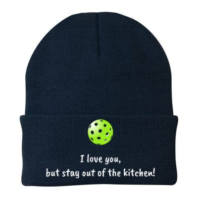 Pickleball Stay Out Of Kitchen, Pickleball Love Knit Cap Winter Beanie