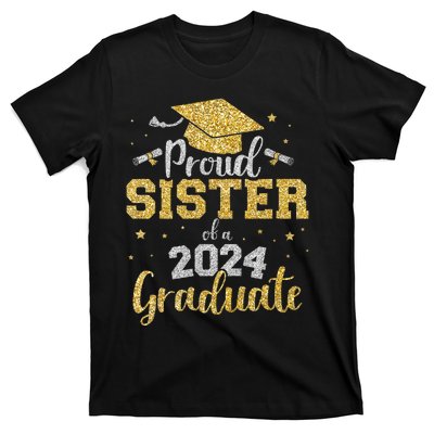 Proud Sister Of A Class Of 2024 Graduate Senior Graduation T-Shirt