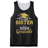 Proud Sister Of A Class Of 2024 Graduate Senior Graduation Mesh Reversible Basketball Jersey Tank