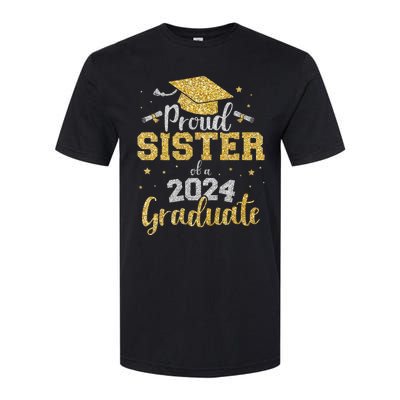 Proud Sister Of A Class Of 2024 Graduate Senior Graduation Softstyle CVC T-Shirt