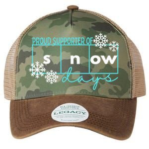 Proud Supporter Of Snow Days Reading Teacher Gift Legacy Tie Dye Trucker Hat