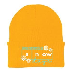 Proud Supporter Of Snow Days Reading Teacher Gift Knit Cap Winter Beanie