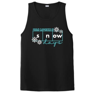 Proud Supporter Of Snow Days Reading Teacher Gift PosiCharge Competitor Tank