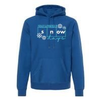 Proud Supporter Of Snow Days Reading Teacher Gift Premium Hoodie