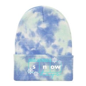 Proud Supporter Of Snow Days Reading Teacher Gift Tie Dye 12in Knit Beanie