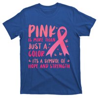 Pink Symbol Of Hope And Strength Breast Cancer Support Gift T-Shirt