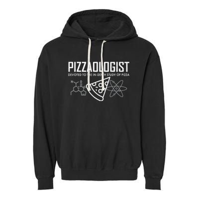 Pizzaologist Study Of Pizza Funny Pizza For Women Men Kids Garment-Dyed Fleece Hoodie