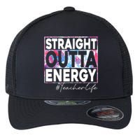 Paraprofessional Straight Outta Energy Teacher Life Rainbow Flexfit Unipanel Trucker Cap