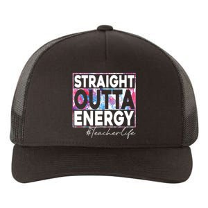 Paraprofessional Straight Outta Energy Teacher Life Rainbow Yupoong Adult 5-Panel Trucker Hat