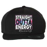 Paraprofessional Straight Outta Energy Teacher Life Rainbow Wool Snapback Cap