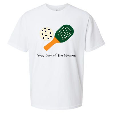 Pickleball Stay Out Of The Kitchen Sueded Cloud Jersey T-Shirt