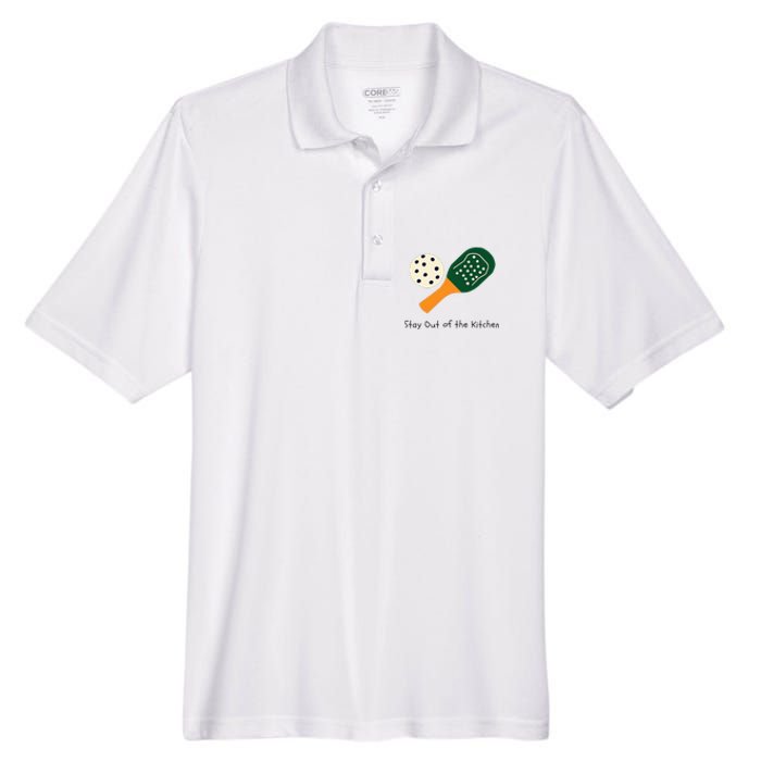 Pickleball Stay Out Of The Kitchen Men's Origin Performance Pique Polo