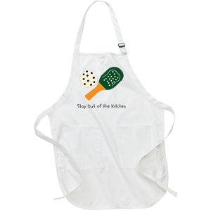 Pickleball Stay Out Of The Kitchen Full-Length Apron With Pockets