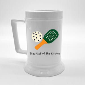 Pickleball Stay Out Of The Kitchen Beer Stein