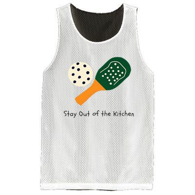 Pickleball Stay Out Of The Kitchen Mesh Reversible Basketball Jersey Tank