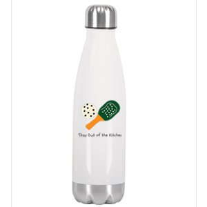 Pickleball Stay Out Of The Kitchen Stainless Steel Insulated Water Bottle