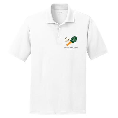 Pickleball Stay Out Of The Kitchen PosiCharge RacerMesh Polo