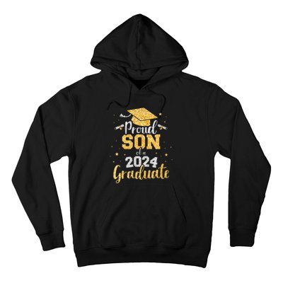 Proud Son Of A 2024 Graduate Class Of 2024 Graduate Senior Graduation Hoodie