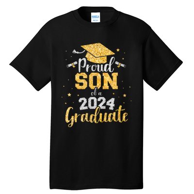 Proud Son Of A 2024 Graduate Class Of 2024 Graduate Senior Graduation Tall T-Shirt