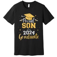 Proud Son Of A 2024 Graduate Class Of 2024 Graduate Senior Graduation Premium T-Shirt