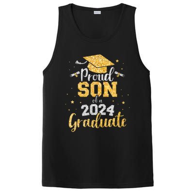 Proud Son Of A 2024 Graduate Class Of 2024 Graduate Senior Graduation PosiCharge Competitor Tank