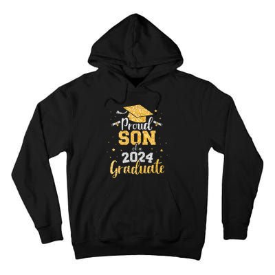 Proud Son Of A 2024 Graduate Class Of 2024 Graduate Senior Graduation Tall Hoodie