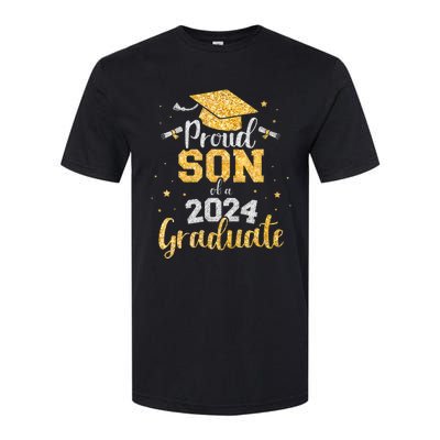 Proud Son Of A 2024 Graduate Class Of 2024 Graduate Senior Graduation Softstyle CVC T-Shirt