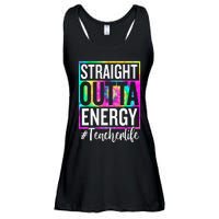 Paraprofessional Straight Outta Energy Teacher Life Gifts Ladies Essential Flowy Tank