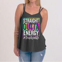 Paraprofessional Straight Outta Energy Teacher Life Gifts Women's Strappy Tank